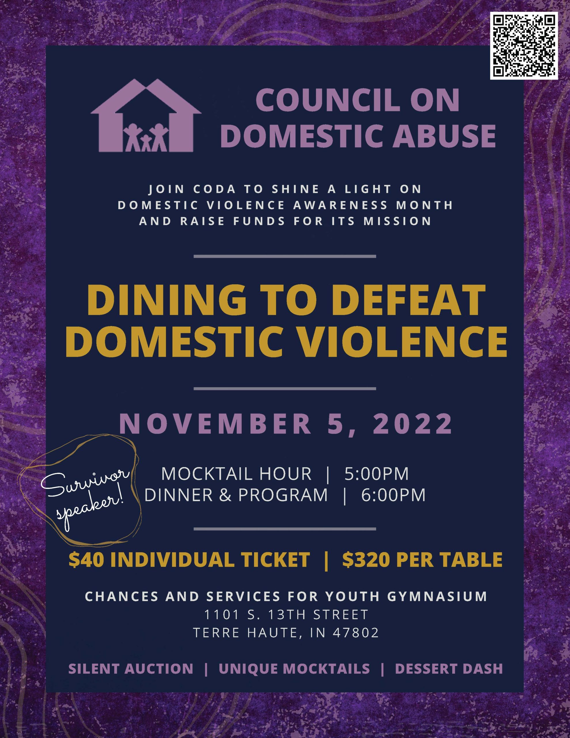 Dining to Defeat Domestic Violence